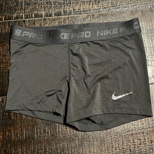Nike Pro black compression shorts